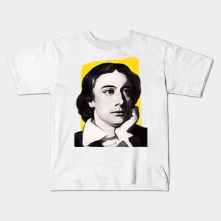 English Poet John Keats illustration Kids T-Shirt